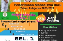 Penerimaan Mahasiswa Baru Tahun Pelajaran 2021/2022