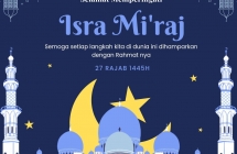 BEM STIPa mengucapkan Selamat memperingati Isra Miraj 1445 H