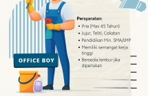 Lowongan Pekerjaan (Office Boy)